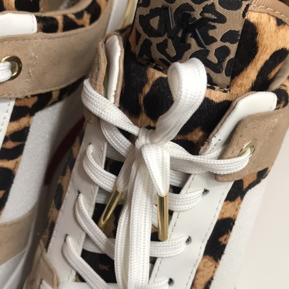 Michael Kors Georgie Leopard Sneakers 8.5 - Picture 6 of 7